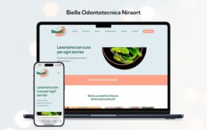 Sito web Biella odontotecnica Niraort